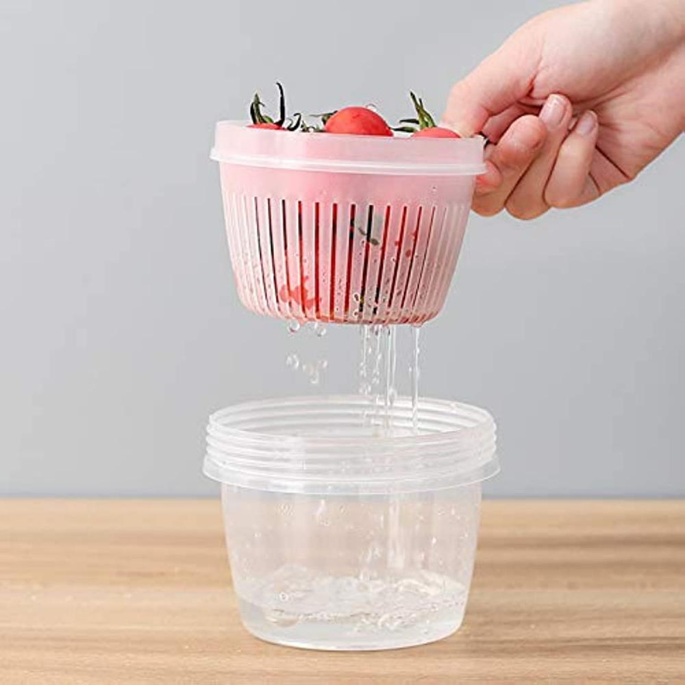 Home Lebensmittel Versiegelter Behälter für Kühlschrank Zwiebelform Ingwer Knoblauch Transparente Box