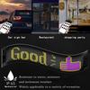 Demon Eyes Car LED Logo APP LED Matrix Pixel Panel Night Light DIY Programmable Flexible LED Display for Car Truck Accessorie