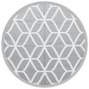 VidaXL Outdoor Rug Grey Ø120 Cm PP, Garden Rug, Floor Mat, Floor Carpet, Rug, Patio Rug, Carpet 368466