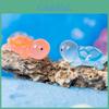 Glow In The Dark Resin Turtle Figurines For Miniature Landscapes And Fish Tank Decor