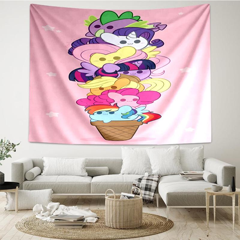 Twilight Sparkle's Unicorn Tapestry Hanging for Bedroom,Livingroom, Playroom,Decor Art Room Wall Tapestry Holiday and Birthday Gifts