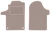 Beige Velour Floor Mats For: Toyota Corolla Verso II 7-seater (2004-2009)
