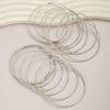 Vintage Irregular Bracelet Set Gold Exaggerated Glossy Zinc Alloy Bangle Jewelry Gift for Women Girls