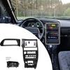 Replacement Dashboard Trim 9 Inch Car Radio Dash Fascia Kit for Lada Samara 2002-2014 Left Non Destructive Installation Hand Drive, Stereo Frame