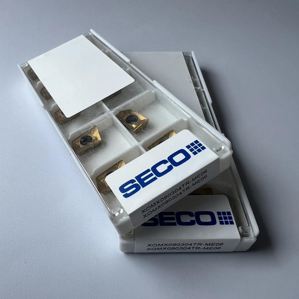 Seco / XOMX090304TR-ME06,F40M / Original Genuine CNC Alloy Blade 10 PCS