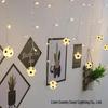 LED-Fußball-Lichterkette im WM-Design für das Kinderzimmer