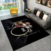Drum Kit Music Instruments Drum Set Area Rug,Carpet for Home Living Room Bedroom Sofa Doormat Kitchen Decor,Non-slip Floor Mat