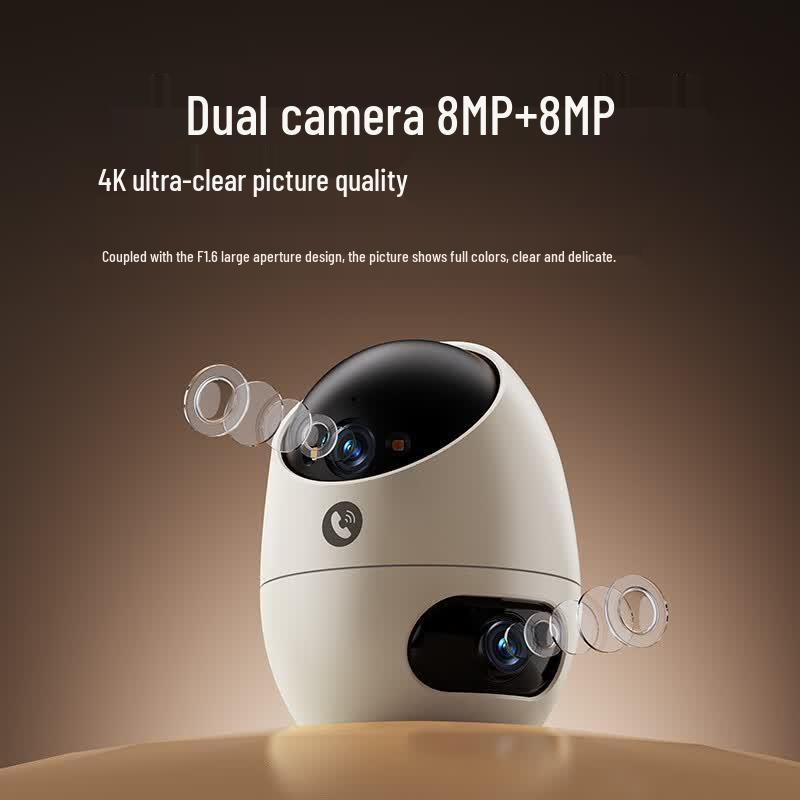 EZVIZ Smart 16MP Dual-Lens Indoor Security Camera (CN version)