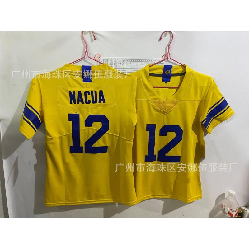 2026 Rams Embroidered Short Sleeve Jersey 12 Kids Basketball