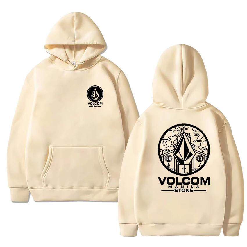 

Volcom men s hoodie long-sleeved sweatshirt Hip-hop fashion casual street outdoor autumn and winter sportswear 3XL