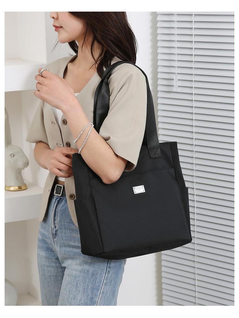 New Women's Nylon Mommy Bag, Fashionable Large Capacity Shoulder Handbag, Oxford Cloth Tote