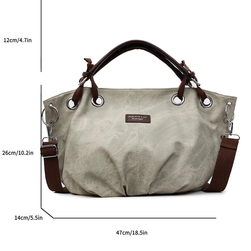 Yogodlns Fashion Minimalist PU Leather Shoulder Bag Casual Large Capacity Tote Bag For Women's Trendy Large Commuting Handbag