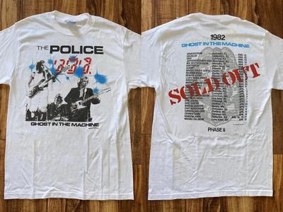 The Police Ghost in the Machine Phrase II 1982 Konzerttour T-Shirt, The Police