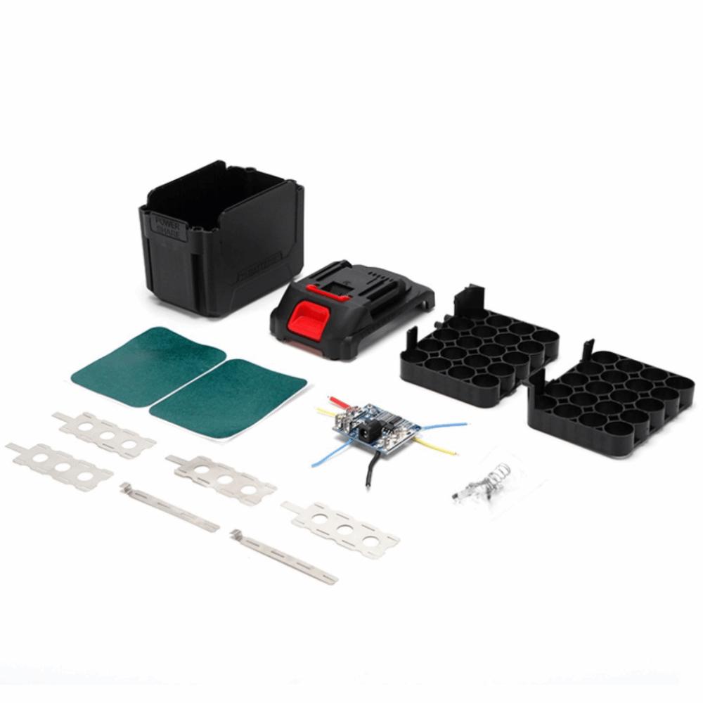 20 Cell Lithium Battery Case Kit ABS Material For Makita Style Case 18650 Battery Case For Makita