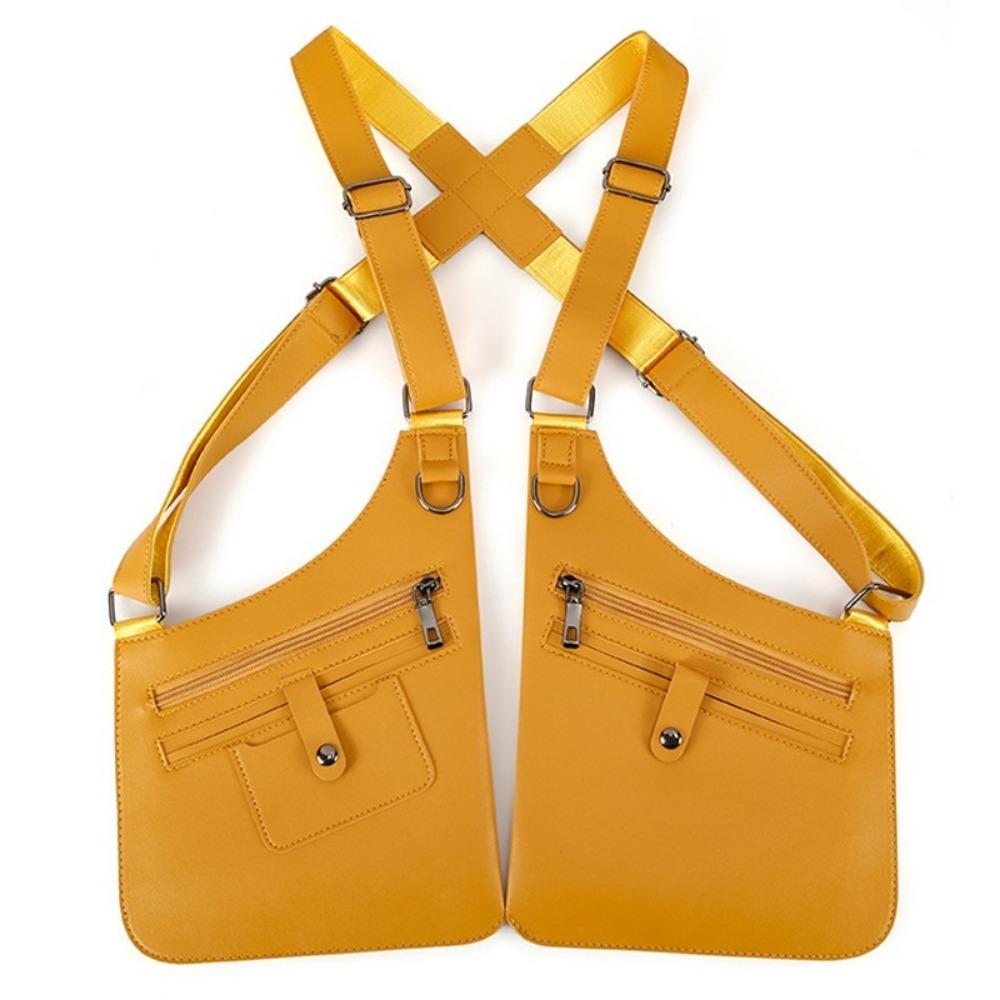 Adjustable Shoulder Straps Men s Armpit Shoulder Bag Mobile Phone Chest Bag  Outdoor Sports