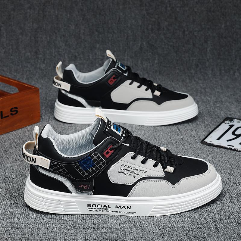 Labor insurance summer breathable new leather board shoes casual sports little white tide shoes