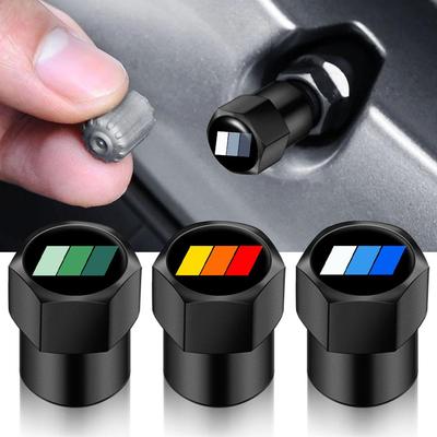 4PCS Universal DIY Car Wheel Tire Air Valve Caps Stem Car Stickers For Cars Motor Auto Accessories Decor Gift