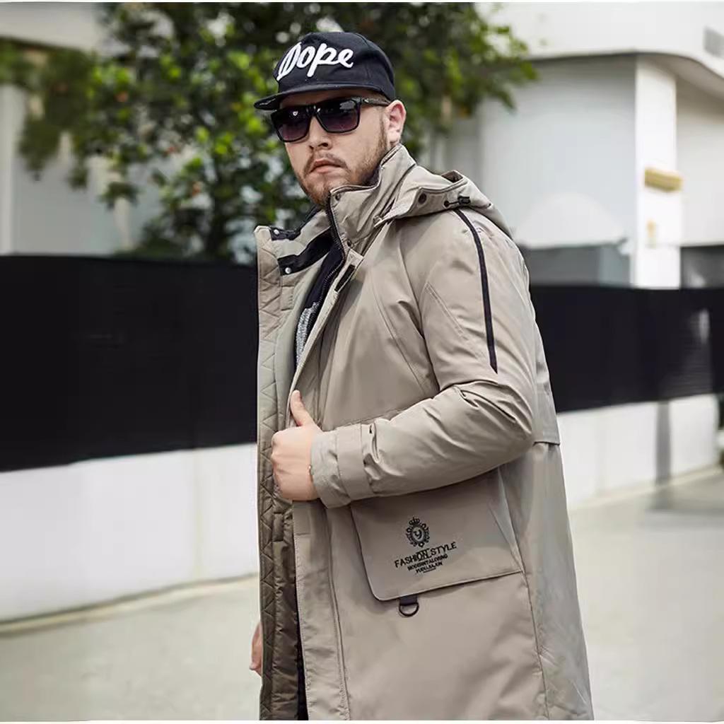 Winter Thickened Plus Size Trendy Loose Long Cotton Coat for Plus Size