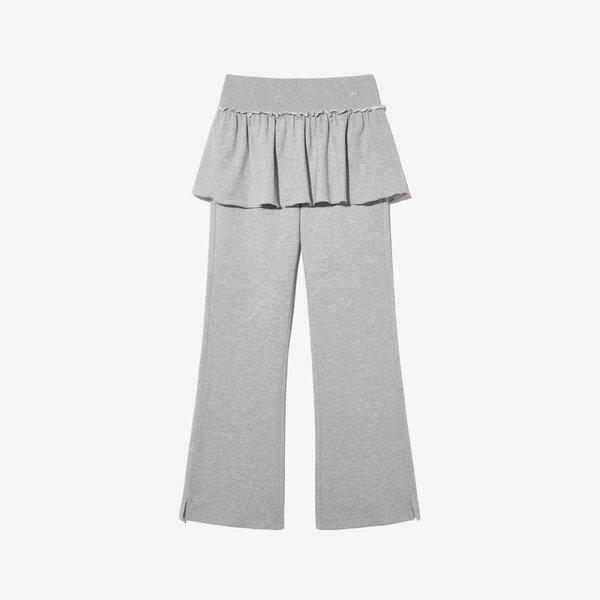 

Fila Layered Semi Bootcut Pants Skirt GRAYLIGHTMELANGE/W85(WL)