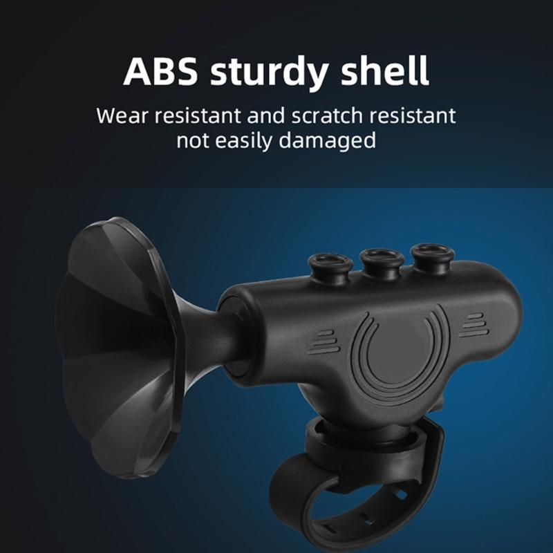 Electric Bicycles Horn Bike Electric Bells Mountain Bikes Horns USB Rechargeable Electric Bicycles Bells with Loud Sound