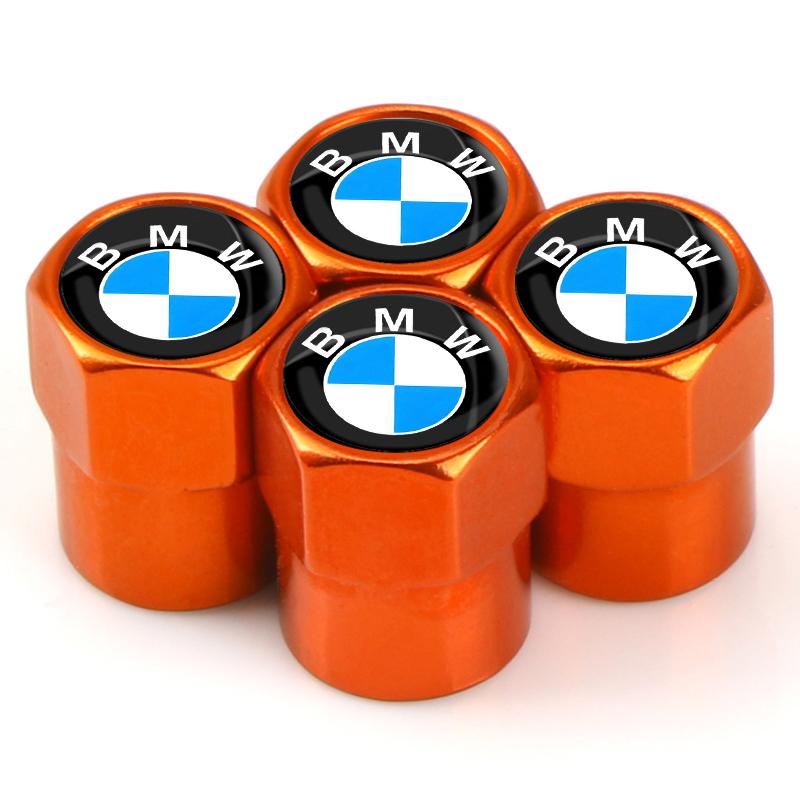 4PCS Car Wheel Tire Valve Cap Dust Protection Cover Accessories For BMW E46 E39 E90 E60 E36 F30 F10 E34 X5 E53 E30 M4 M5 X5 X6