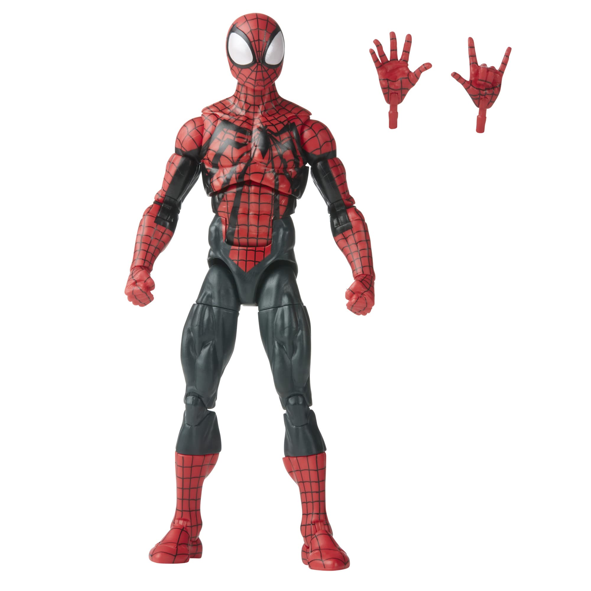

Hasbro Marvel Legends Series Ben Reilly Legends Action Figure with 2 Authentic Spider-Man, Spider-Man 6-inch (15cm) Accessories, F6567,