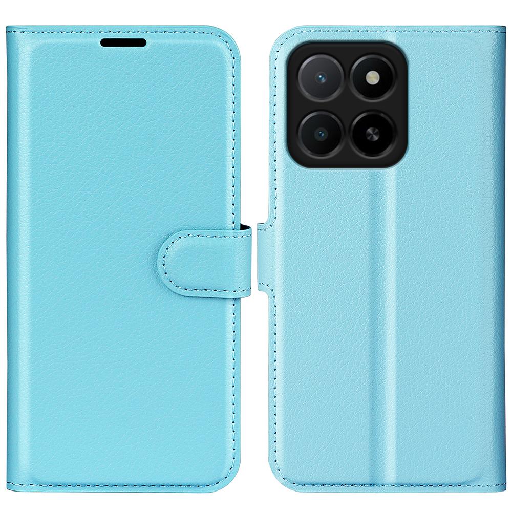 For Honor X5b Case Litchi Texture Shockproof Leather Wallet Phone Cover
