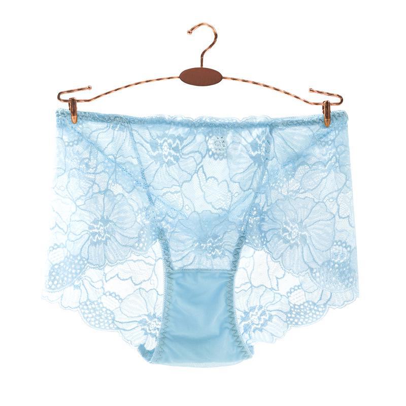 

Женские трусы-брифы больших размеров из жаккардового кружева со средней и высокой талией XXL