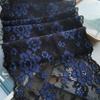 3m Deep Purple Japanese-Style Elastic Lace Trim, 16cm Wide, for Skirt Hem, Neckline, Cuffs, and Lingerie