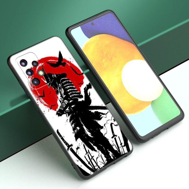 Japanese Samurai Art Phone Case For Samsung A04 A21 A30 A50 A52 S A13 A14 A22 A23 A32 A53 A73 5G A11 A12 A31 A33 A51 A70 A71 A72