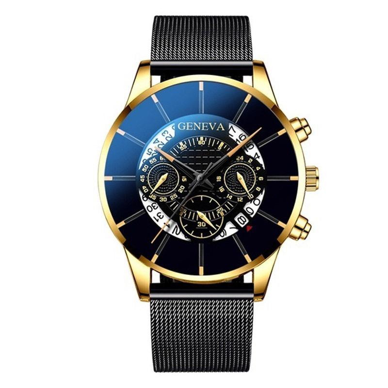 

Fashion Men Watch Stainless Steel Luxury Calendar Business Exquisite Watches Male Clock Sports Wristwatch Relogio Masculino