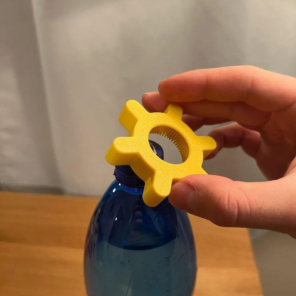 1pc HeavyDuty Bottle Cap Opener with One-Handed Lever Efficient Grip, Sharp Edges for Easy Opening -Compact 1.16inIdeal for Home, Kitchen, Bar