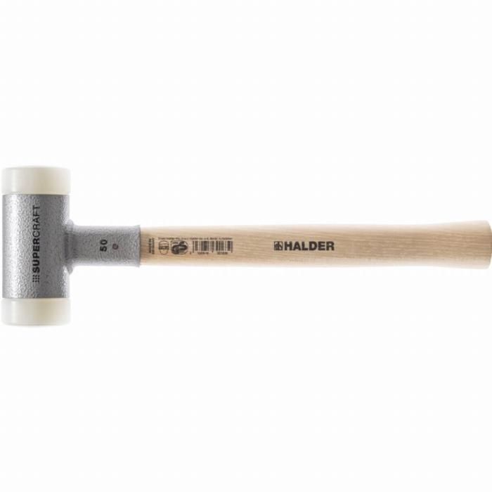 Maillet sans rebond - HALDER - SUPERCRAFT - Acier et nylon spécial - 50 mm