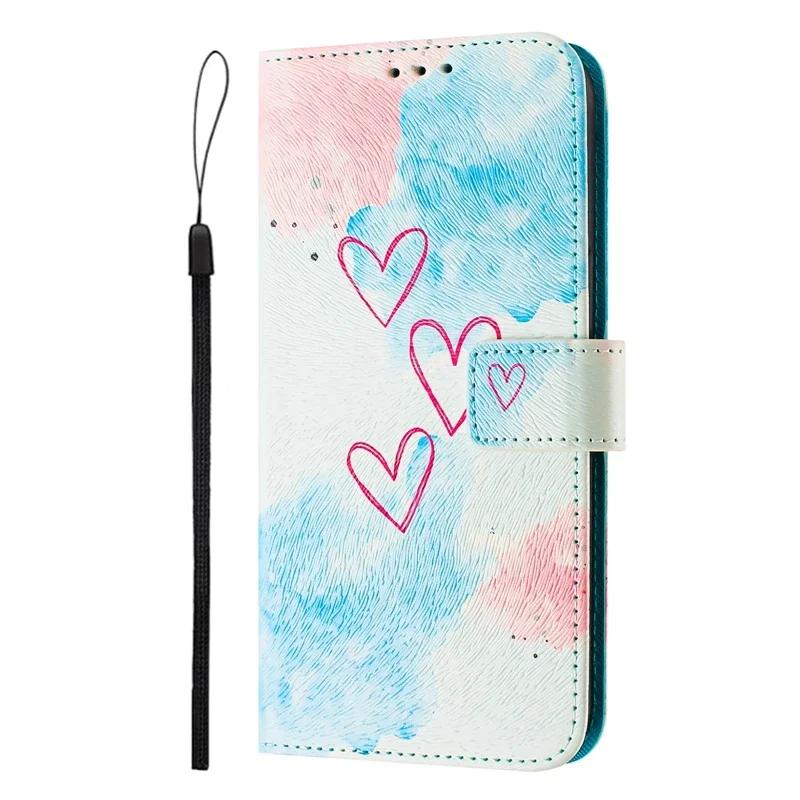 Flip Leather Case For Fundas Honor 200 Smart Case Cartoon Pattern Wallet Cover for Honor 200 Smart Honor200 Pro 200 Lite Coque