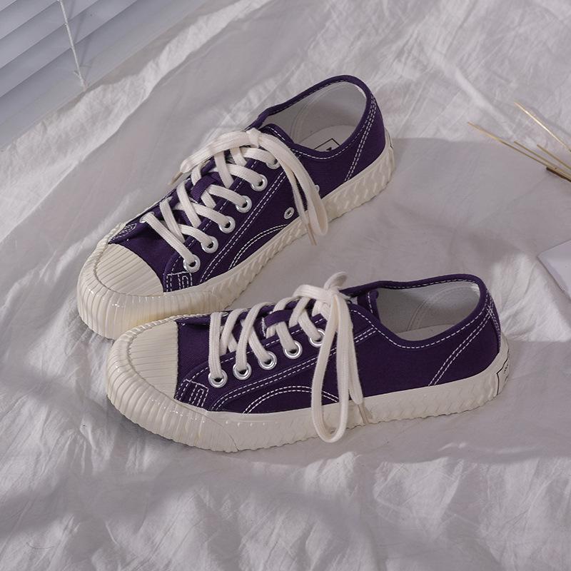 Casual shoes canvas shoes women's board shoes new little white shoes women 8655