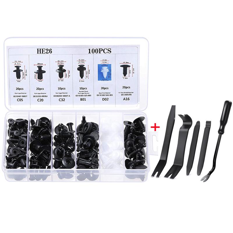 Car Hand Tool Set for Stereo DVD Player Removal Dashboard & Interior Plastic Trim Panel Disassembly Kit Auto Repair Tools