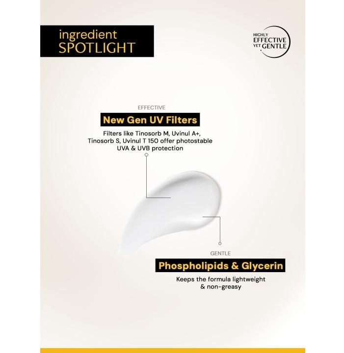 Gel Sunscreen SPF 50 PA++++ -100% Photostable-Lightweight In-Vivo Tested 50g