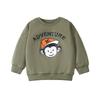 Boys Cotton Long Sleeve Shirt Soft Breathable Top Cartoon Print Casual Wear B Class Safety Childrens Shirt Comfortable