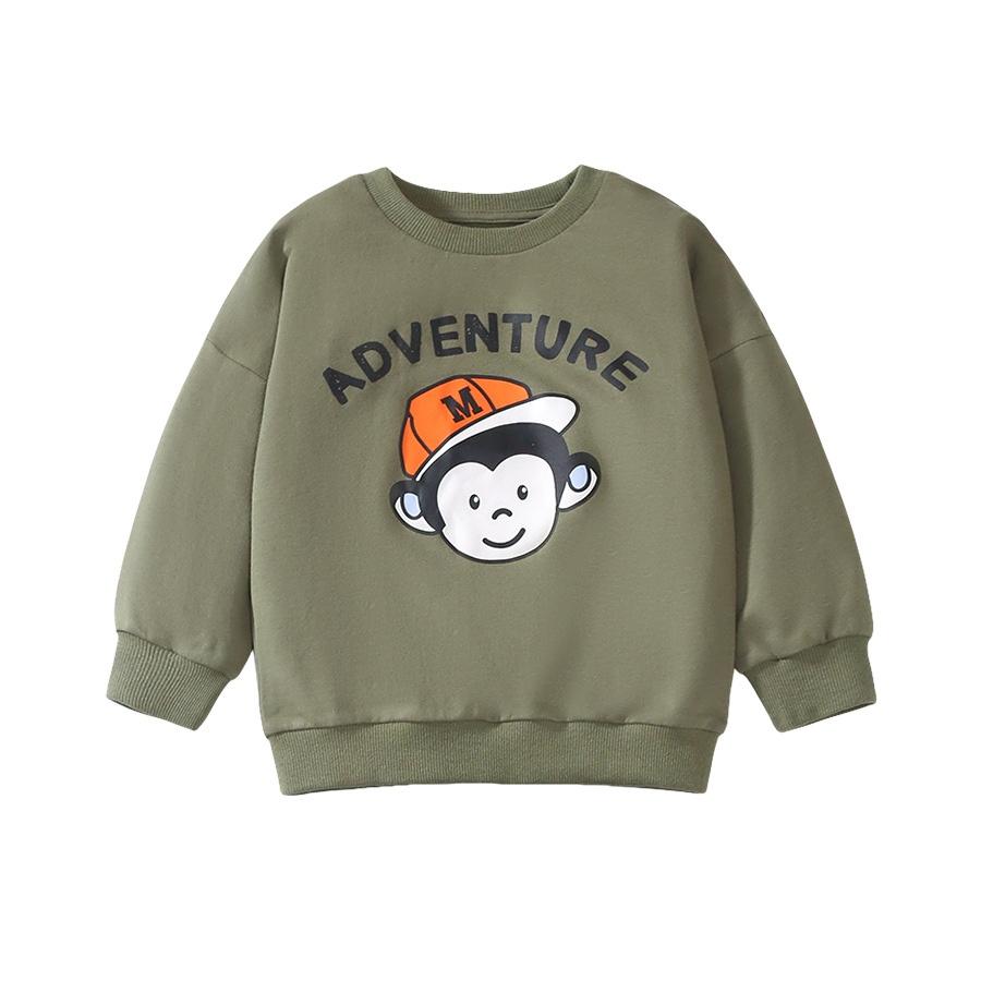 Boys Cotton Long Sleeve Shirt Soft Breathable Top Cartoon Print Casual Wear B Class Safety Childrens Shirt Comfortable