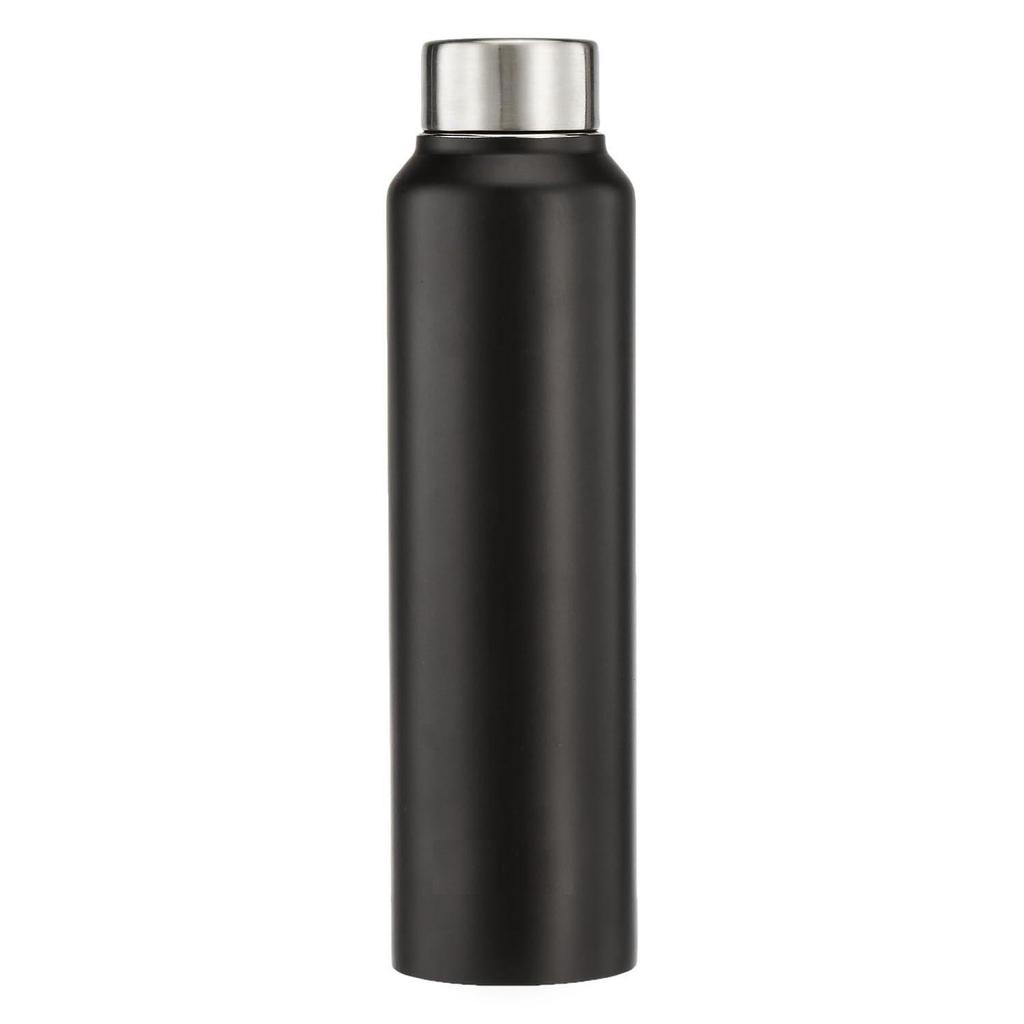 Stainless Steel Water Bottle | BIS-Approved | 900ml (Matte Black)