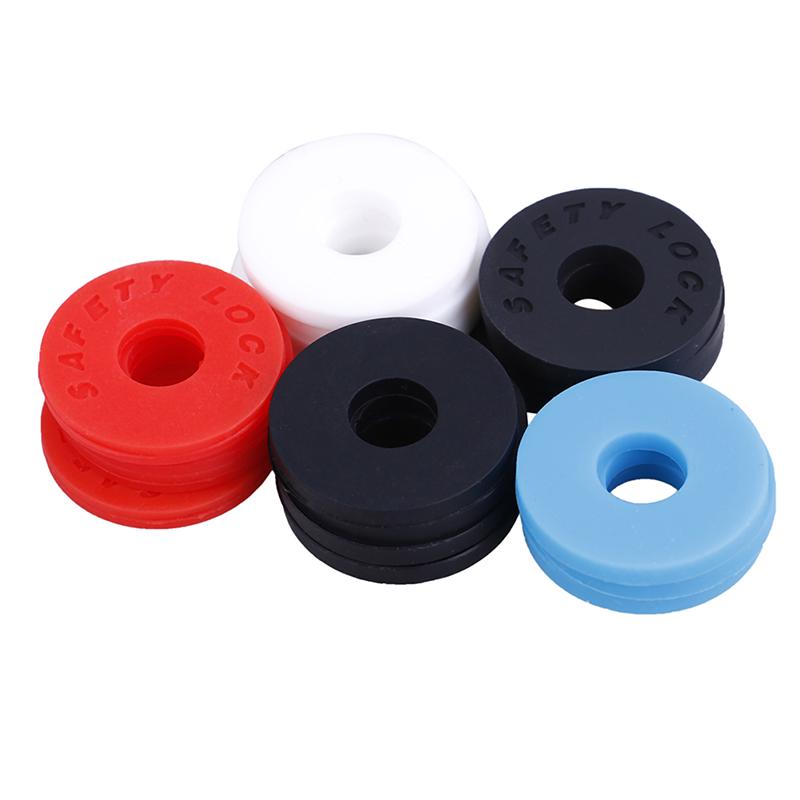 4Pcs Silicone Fender Strap Lock System Easy Install For Guitar Bass Ukulele