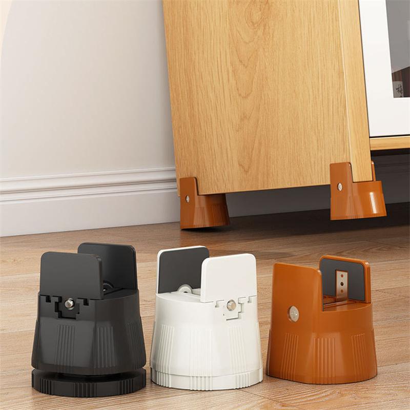 4 STÜCKE/SET Verstellbar Hoch und Runter Verstellbar Links und Rechts Tischfußmatte Bettfußmatte Sofa Couchtisch Basis Höhenerhöhungspad