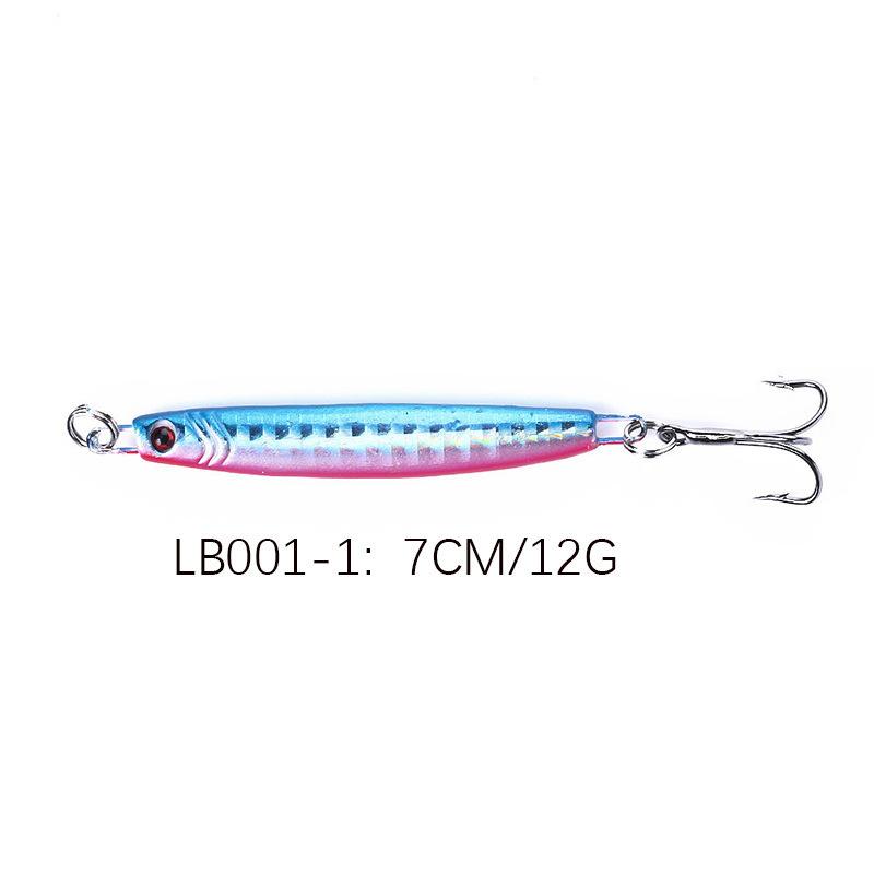 Lure Bait Jig7CM12GLong Casting Special Bass and Red Snapper Hard Bait for Deep Sea Fishing