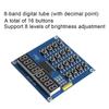 TM1638 3 Wire MCU Control 8 bit LED 16 Keys Keyboard Scanning and Display Module for Arduino