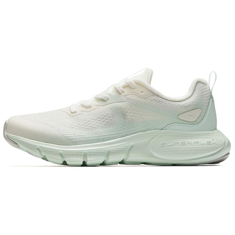 

Anta Comfortable Fashionable Versatile Trendy Fabric Non-Slip Wear-Resistant Low-Top Casual Running Shoes Women sneaker White Green 122445557U-3 36