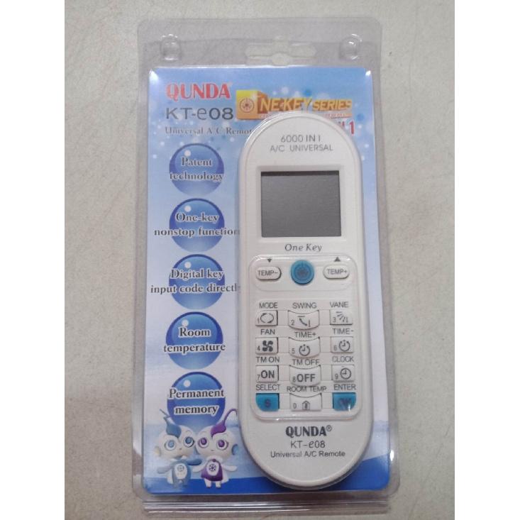 QUNDA (Ne-key) Universal AC Remote Control, (6000 in 1)