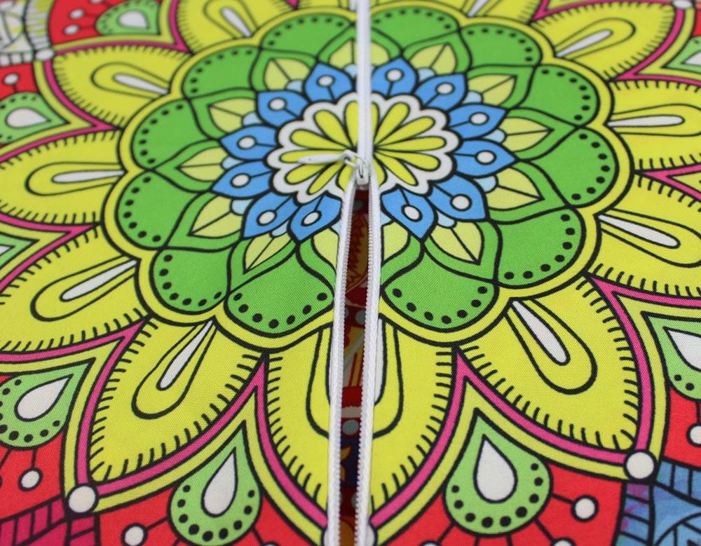 Indische Bodenkissen, runde, böhmische Kissen, Kissenhülle, Kissen