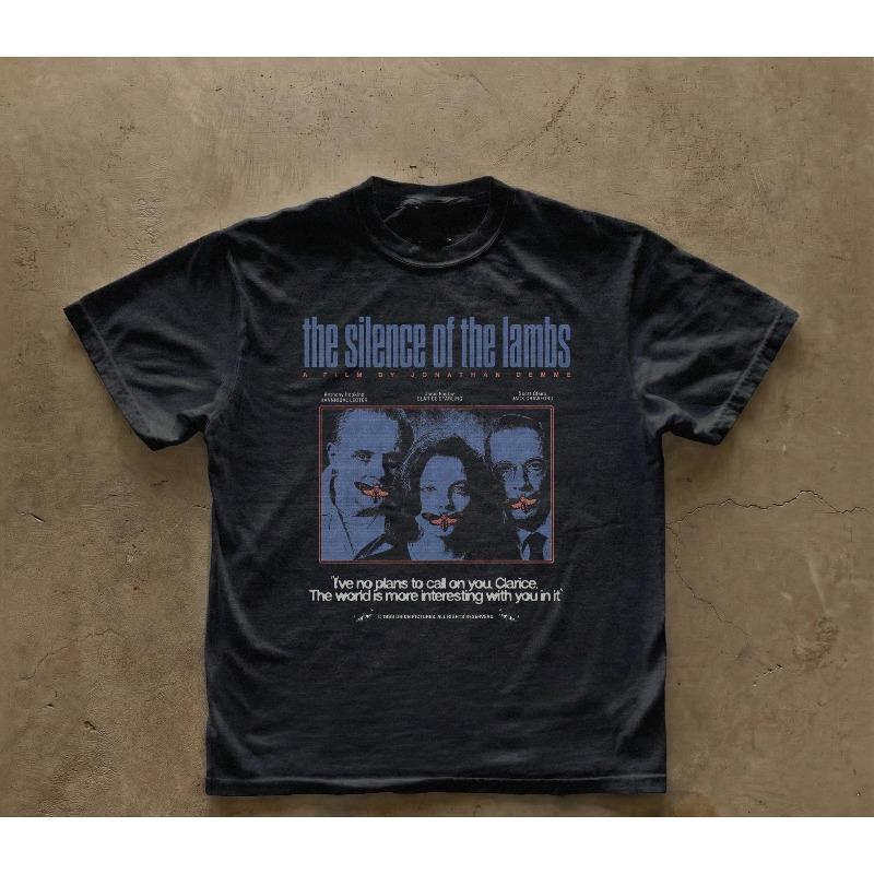 

The Silence of the Lambs T-Shirt Summer Men s and Women s Loose and Breathable T-shirt Top 5XL різнокольоровий