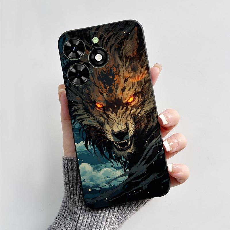 For Tecno Spark Go 2024 Case BG6 Black Myth Wukong Cover Shockproof Soft TPU Phone Case For Tecno Pop 8 Pop8 SparkGo 2024 Shell