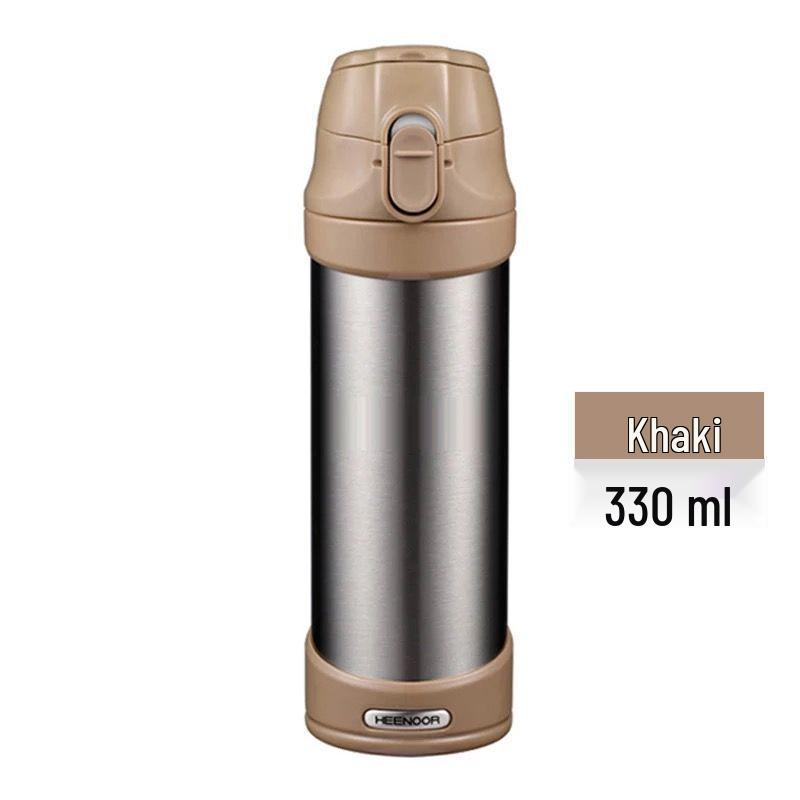 Xinuo 5708 Insulated Stainless Steel Men s Portable Pop-Up Water Cup 330ml